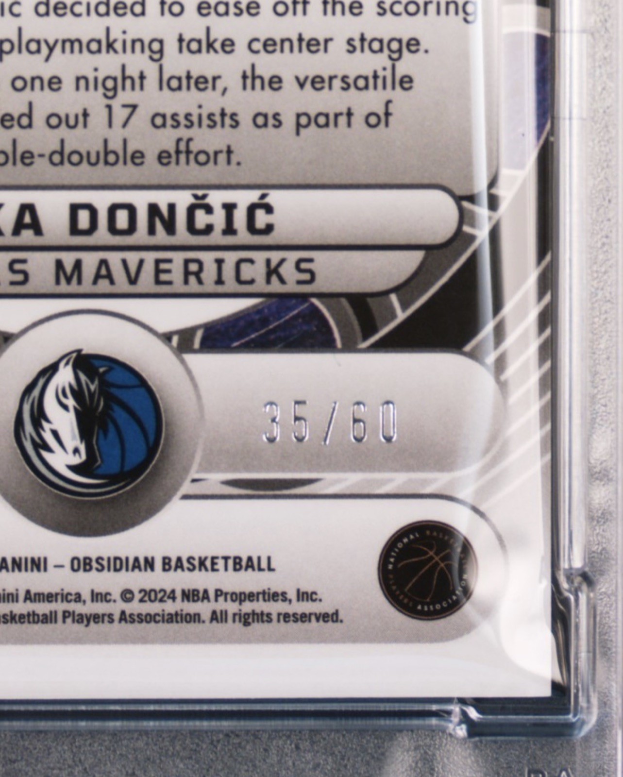 2023 Obsidian Luka Dončić Electric Etch Reggae Flood /60📈PSA 10💎Pop 5📈HOT view 2