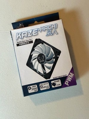   Scythe Kaze Hachi SC8010KH12H-P 80mm PWM Case Fan NEW   