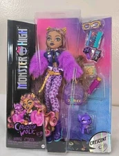 Monster High Clawdeen Wolf Doll Pet Dog Crescent Accessories Scary Fun Toy Gift