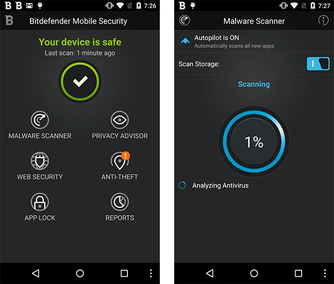 Bitdefender Mobile Security 3 Dispositivi 1 Anno - Android e iOS - Immagine 2 di 2