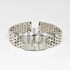 Beads of Rice Metal Bracelet 18mm-24mm Stainless Steel Watch Band Quick Release