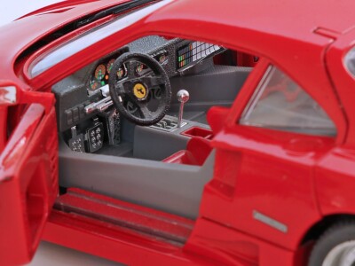Ferrari F40 Bburago 1/18 Rouge #3 1987 – Voiture Miniature Diecast (occasion, Bon état)