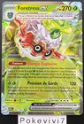 Carte Pokemon FORETRESS 002/091 EX EV4.5 Destinées de Paldea PAF FR NEUF