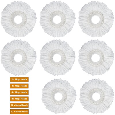 2-10 Spin Wischköpfe Nachfüller Ersatz 360° Mikrofaser Home Cleaner Wischkopf