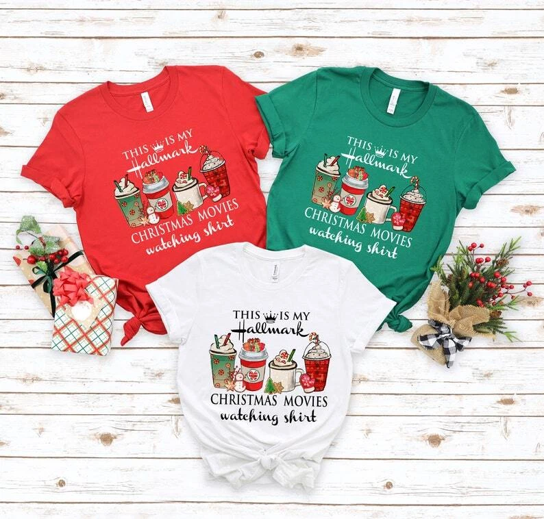 This Is My Movie Watching T shirts Hallmark Christmas Movies