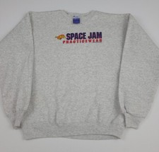 Vintage 90s 1996 Space Jam Practive Wear Champion Sweatshirt Vtg USA Youth XL