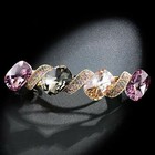 Fashion Women Girl Bling Crystal Rhinestone Hair Clip Barrette Hairpin Clips