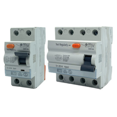 FI-Schutzschalter FI-SchalterFehlerstromschutzschalter 2-4 Pol. 16-100A 30mA