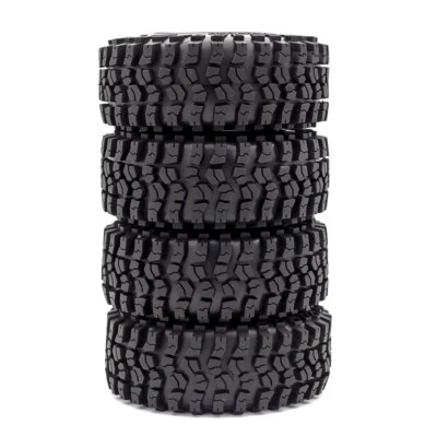 2.2'' 125mm Rubber Wheel Tire Tyre for 1/10 RC Crawler Car Axial RR10 Wraith TRX4