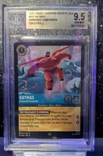 Disney Lorcana Azurite Sea Baymax Armored Companion Cold Foil BGS 9.5