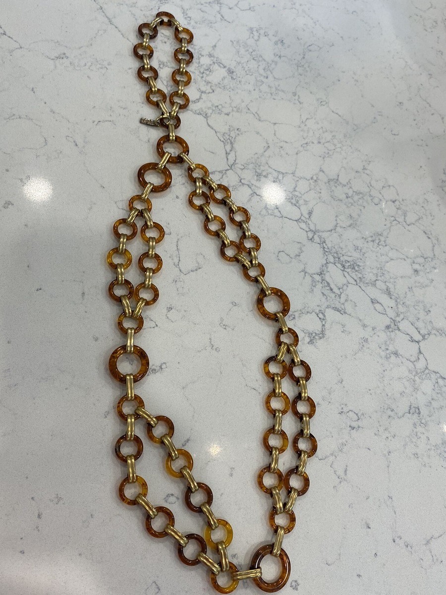 Vintage Yves Saint Laurent (YSL) Gold-Tone Chain Versatile Necklace Chain Belt Yves Saint Laurent 1980s Gold Tone Charm Chain Belt  main image 3