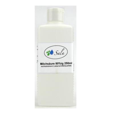 Sala Milchsäure AHA Lactic Acid E270 80%ig L+ rechtsdrehend 250 ml HDPE