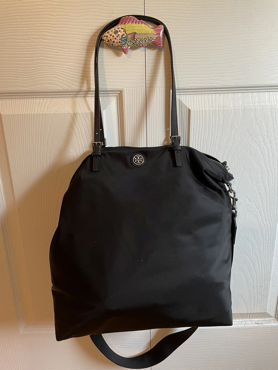 Tory burch nylon tote bags with zipper Clearance