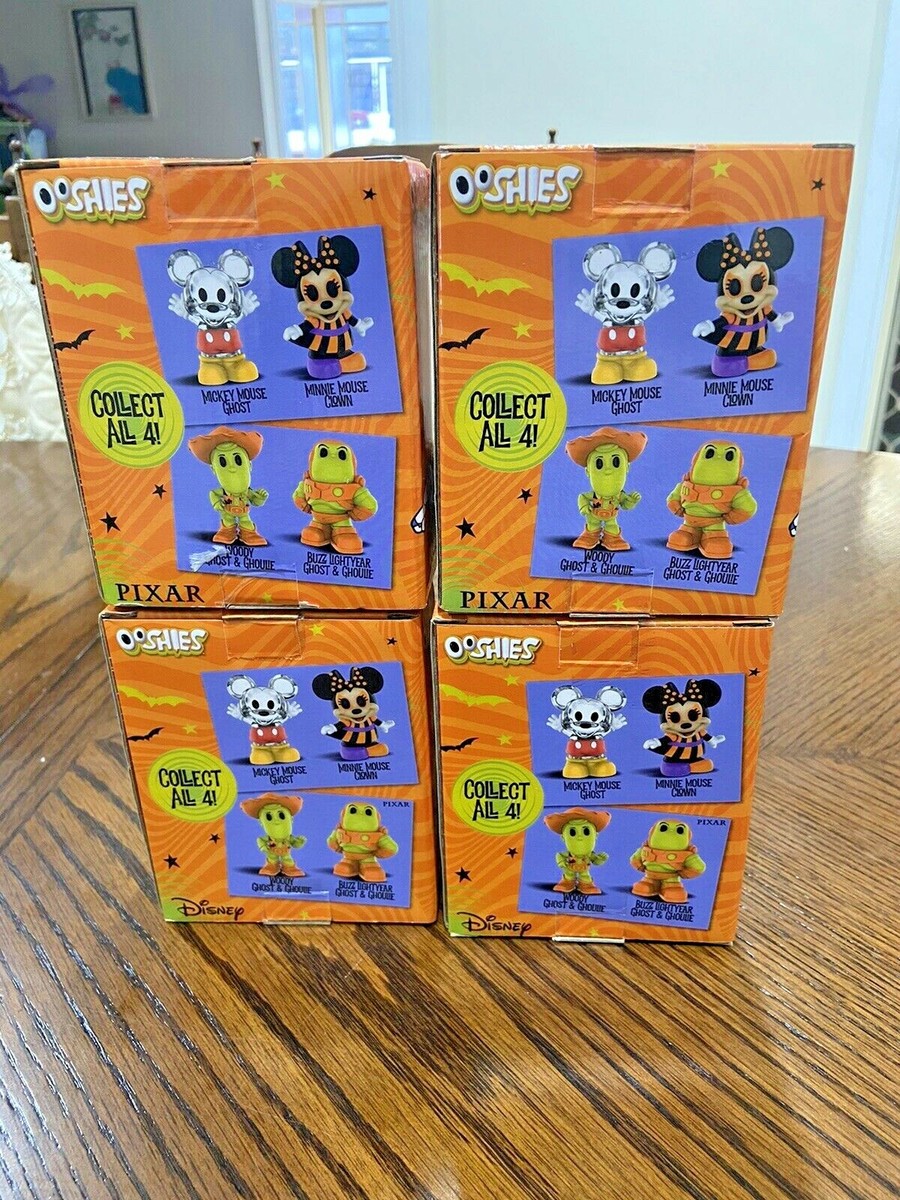DISNEY Halloween Ooshies Full Set Of 4 MICKEY Minnie Mouse BUZZ