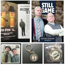 STILL GAME PROGRAMME JACK & VICTOR KEYRING & MAGNET  Ford Kiernan, Greg Hemphill