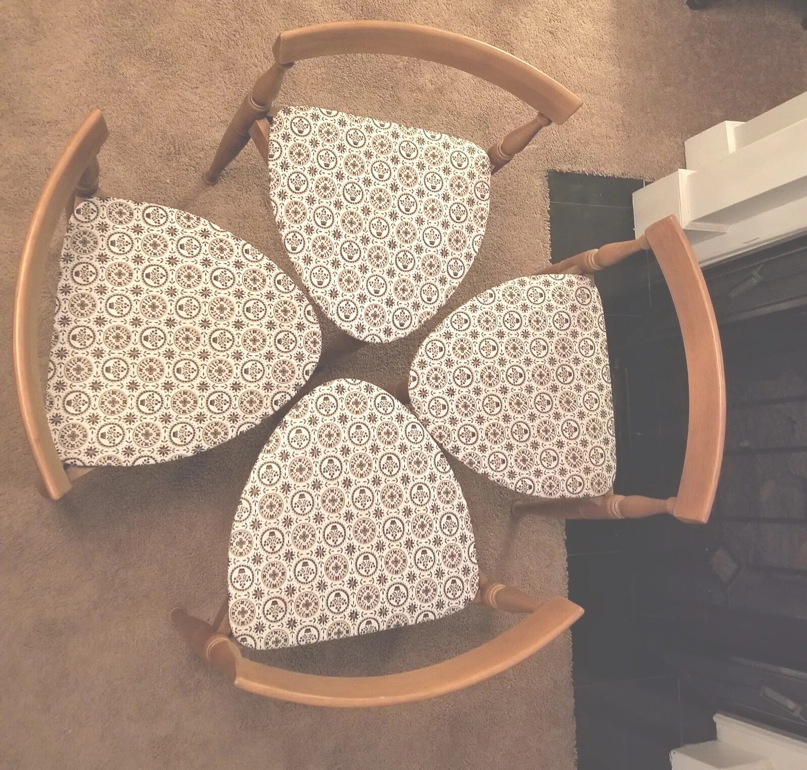 Winchendon Set Of Four Mid Century Modern Dining Chairs eBay