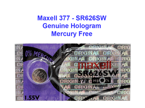 One 377 Maxell Watch Batteries Sr626sw Sr626 V377 Sr66 Super Fresh Us Seller Ebay
