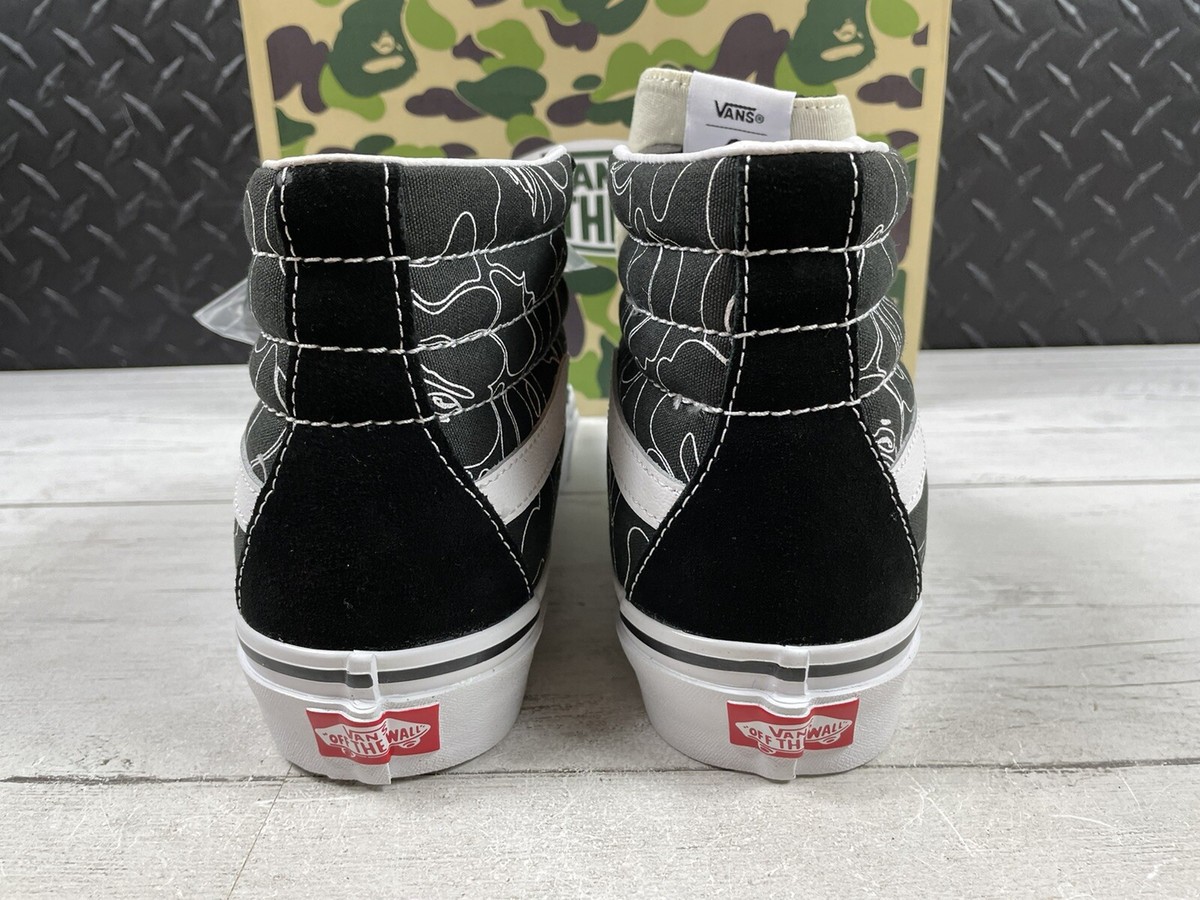 Vans Sk8-Hi 38 DX Bape Line ABC Camo Size Men's 7.5/Wmns 9 New | eBay