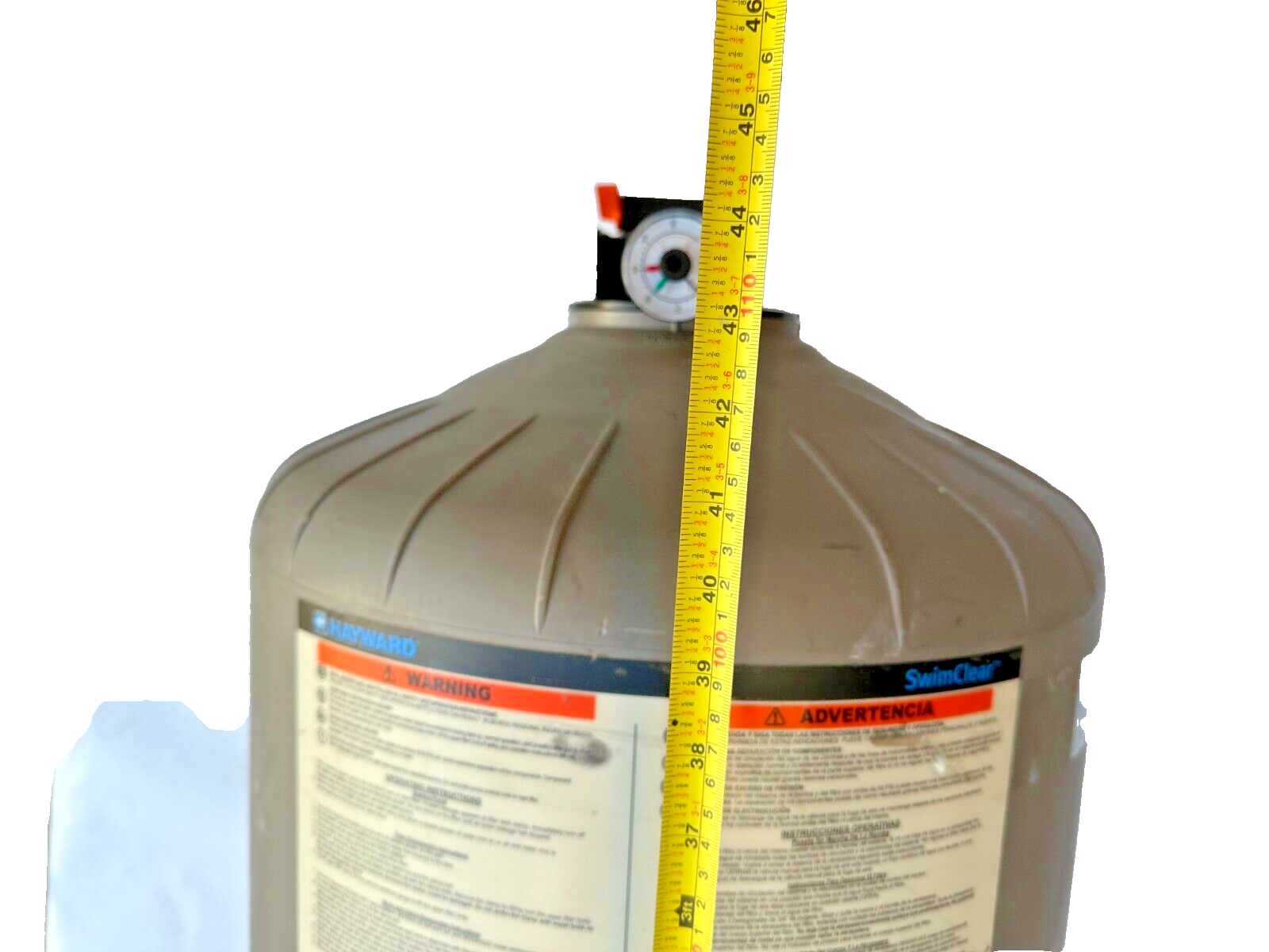 Hayward W3C5030 SwimClear Cartridge Swimming Pool Filter Tank, 525 SF