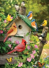 Cobble Hill Summer Birdhouse 500 Piece Jigsaw Puzzle