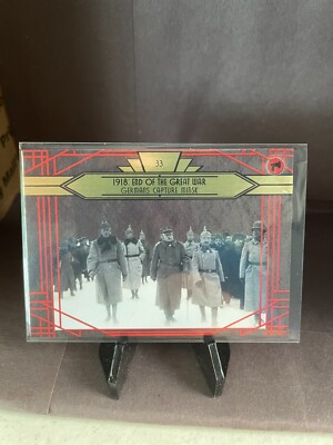 WWI 1918 End of Great War Red Holographic Aurora /24
