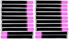 20x Cable Hook and Loop Hook and Loop Tape 200x20mm Neon Pink Eyelet Hook and Loop Cable Ties Hook and Loop