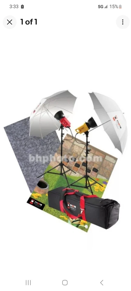 Westcott Photo Basics Photography Studio 2 Light Set - Image 2 of 2