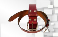 GUN HOLSTER BELT 1 1/2 WIDE LEATHER HAND RUBBED SMOOTH EDGES FASHION BELTS