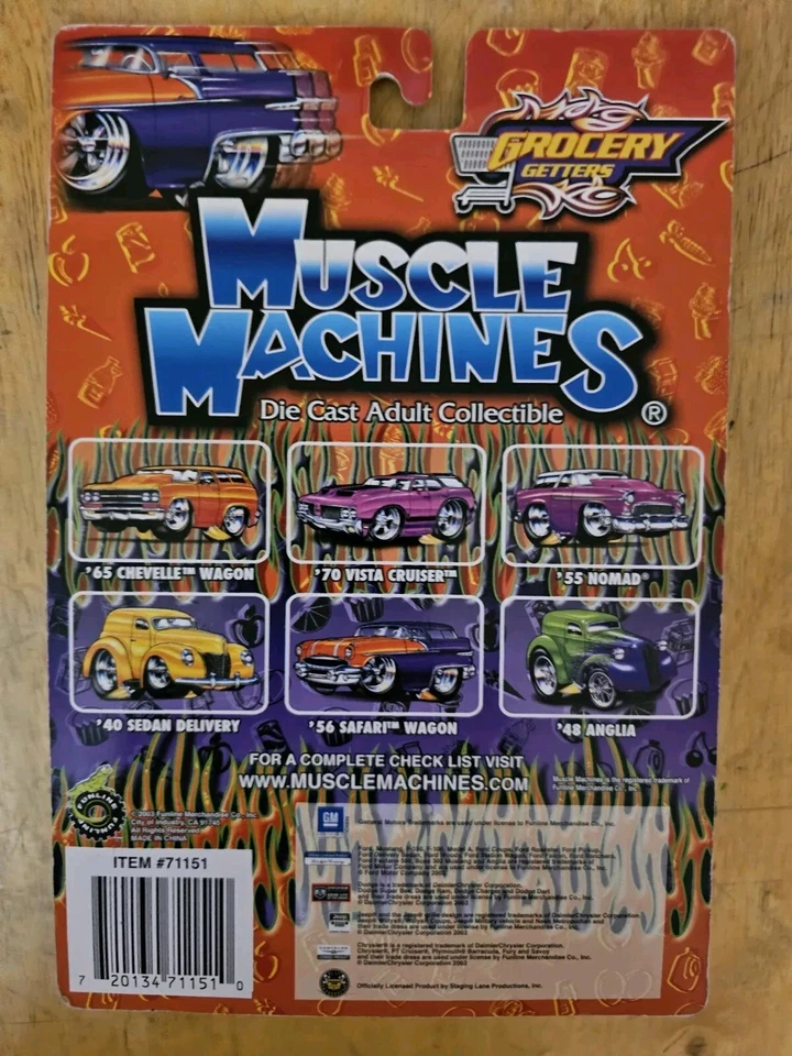 Muscle Machines Grocery Getters 1940 Sedan Delivery GG03-10 1/64 (2004) - Image 4 of 4