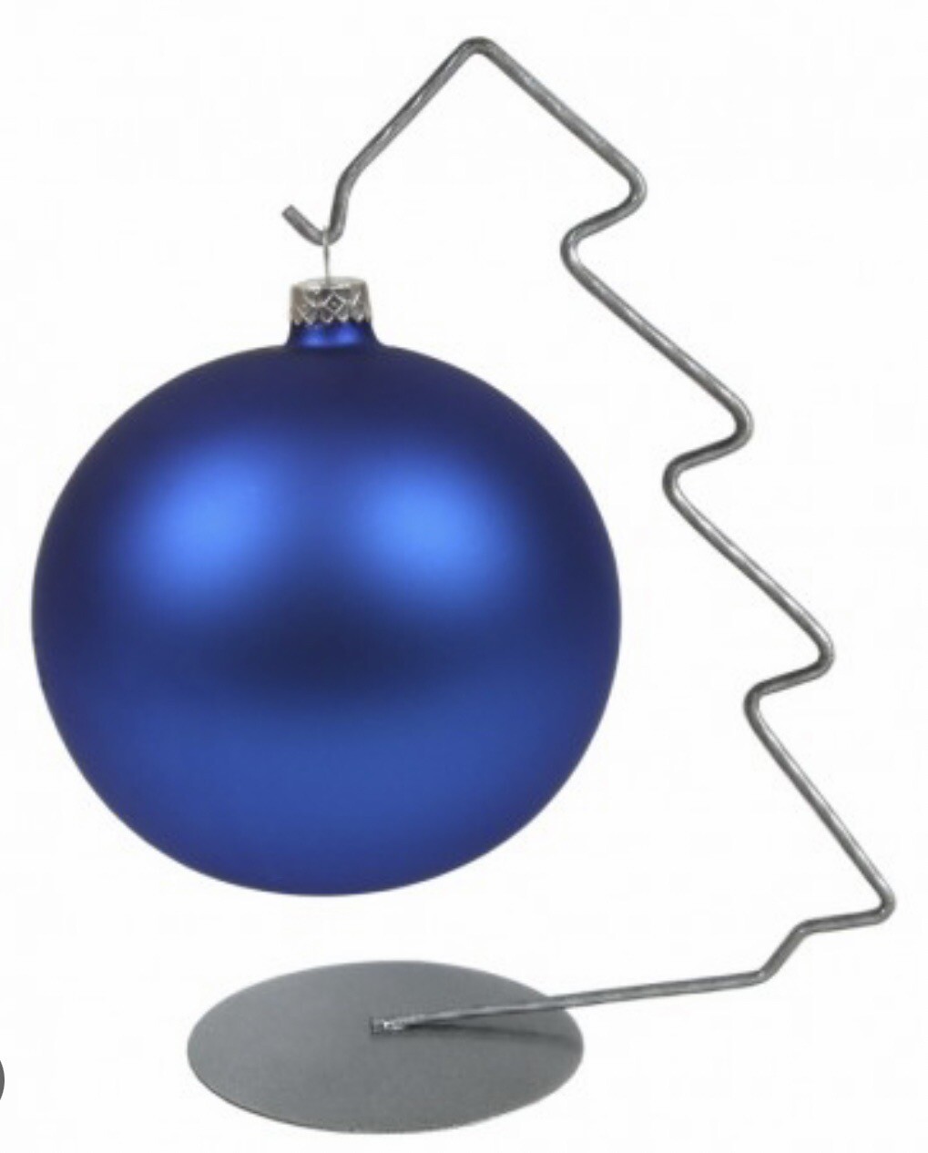 Ornament Display Stand Holder Hanger Christmas Tree 9” Tall Silver eBay