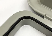 Nuova Rade 'Industrial' access / inspection deck hatch 250mm x 596mm - Grey