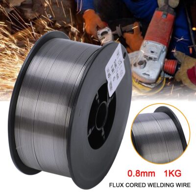 1kg-5kg Ø 0,8 mm Fülldraht Schweißdraht MIG MAG FLUX NoGas D100 Rolle E71T-GS
