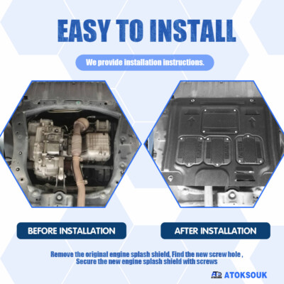 For 2019-2024 Chevrolet Malibu Under Engine Lower Cover Splash