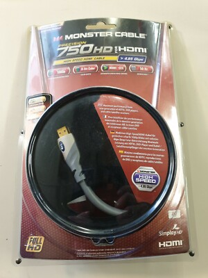 Monster High Speed HDMI Kabel, MC 750HD, 2 m   Grau ##