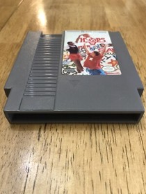 Hoops CLEANED & TESTED AUTHENTIC NES Nintendo Game Cartridge 