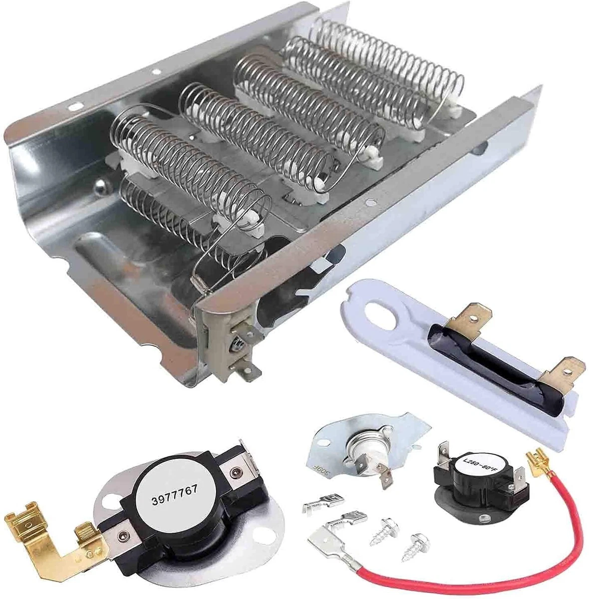 WED4850HW0 Dryer Heating Element Thermal Fuse And