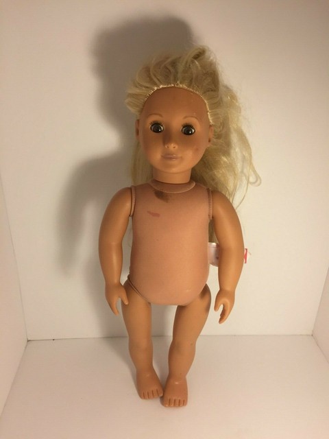 our generation doll blonde hair brown eyes