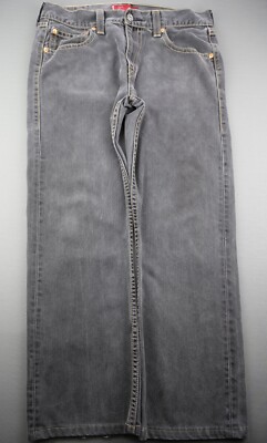 Vintage Men's 2003 Levi's Type 1 Jeans True Boot Black Size 36x32