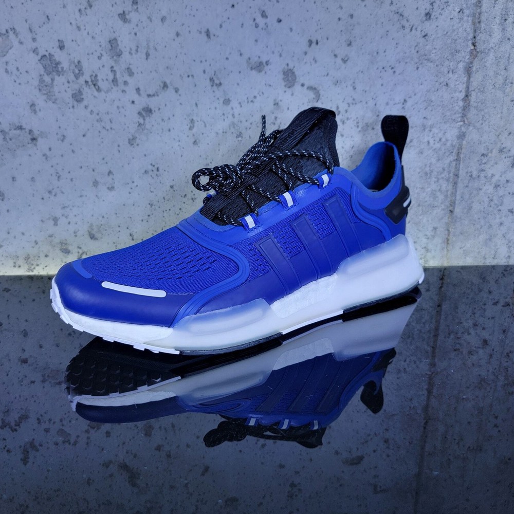 MSRP $150 - Adidas Originals NMD Men's Athletic Shoes Size 10.5 White Blue Black