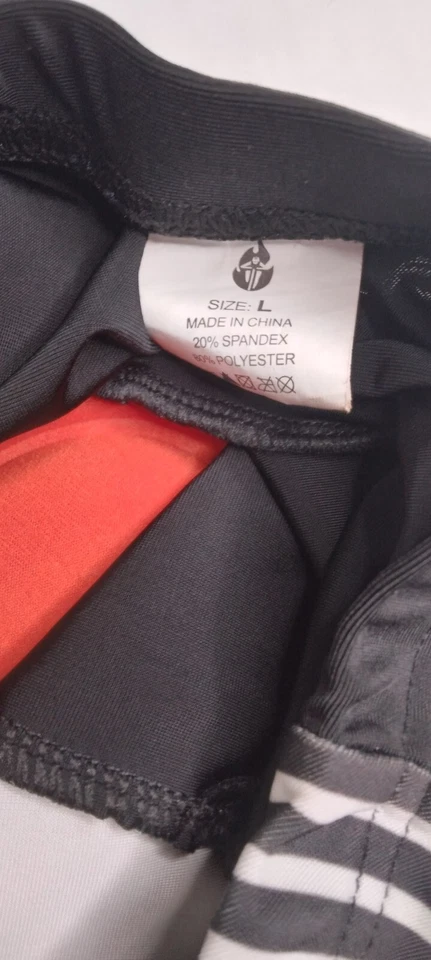 Wolfield Hombre Acolchado Bicicleta Ciclismo Montar Corto 20/80 Spandex/Poliéster Talla L  Foto 3 de 3