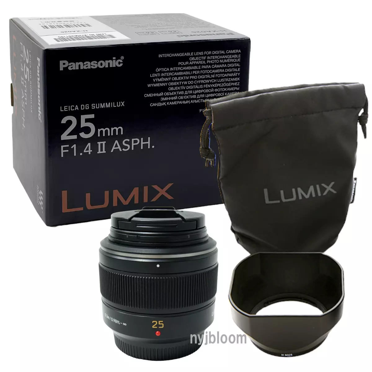 New Panasonic Leica DG Summilux 25mm f/1.4 II ASPH. Lens (H-XA025)