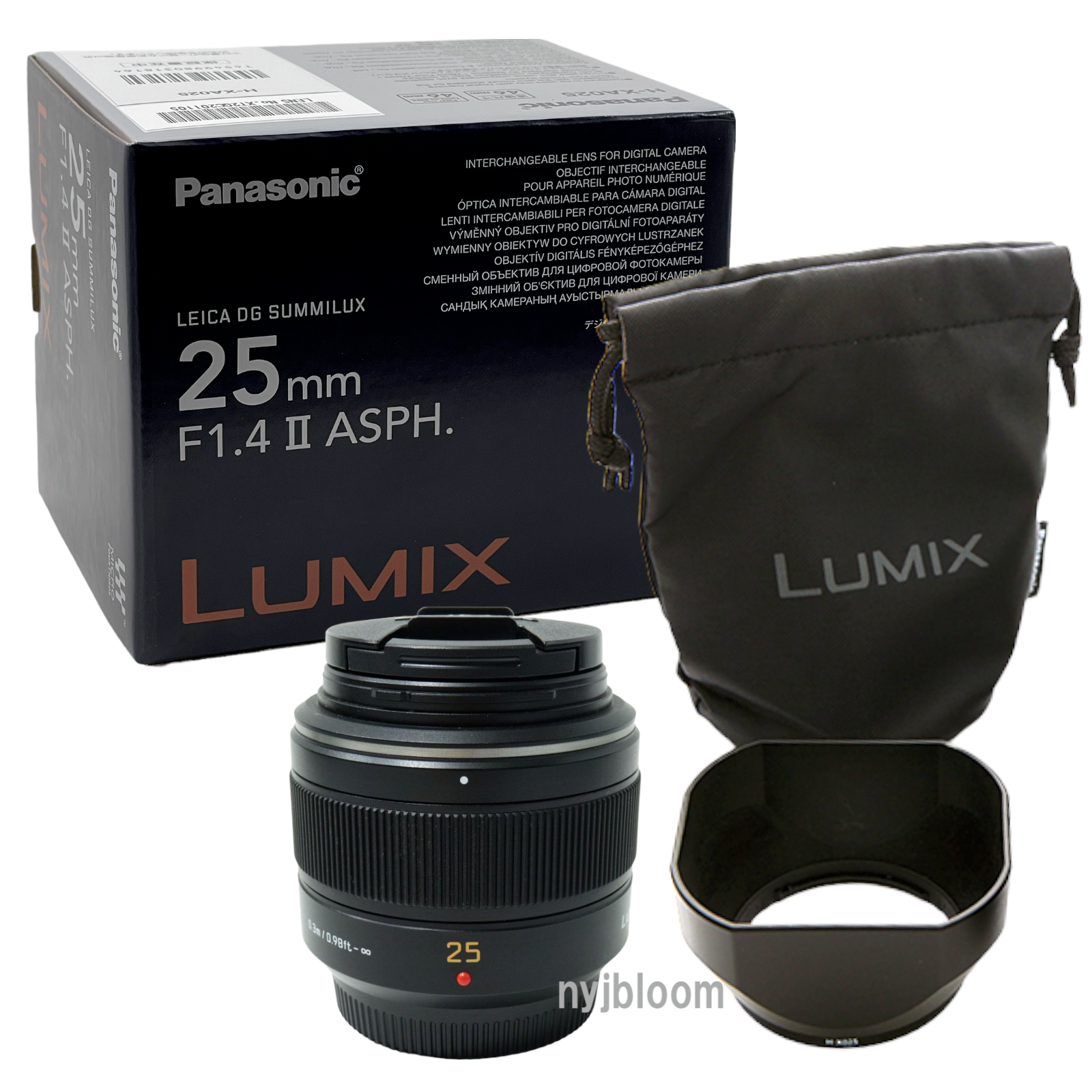 New Panasonic Leica DG Summilux 25mm f/1.4 II ASPH. Lens (H-XA025)