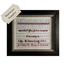Lily M. Sweeting 1895 Board School Sampler~Wishing Thorn