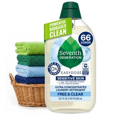 Ultra Concentrated Laundry Detergent EasyDose, Free & Clear, 23.1 Fl Oz - Eco-Fr