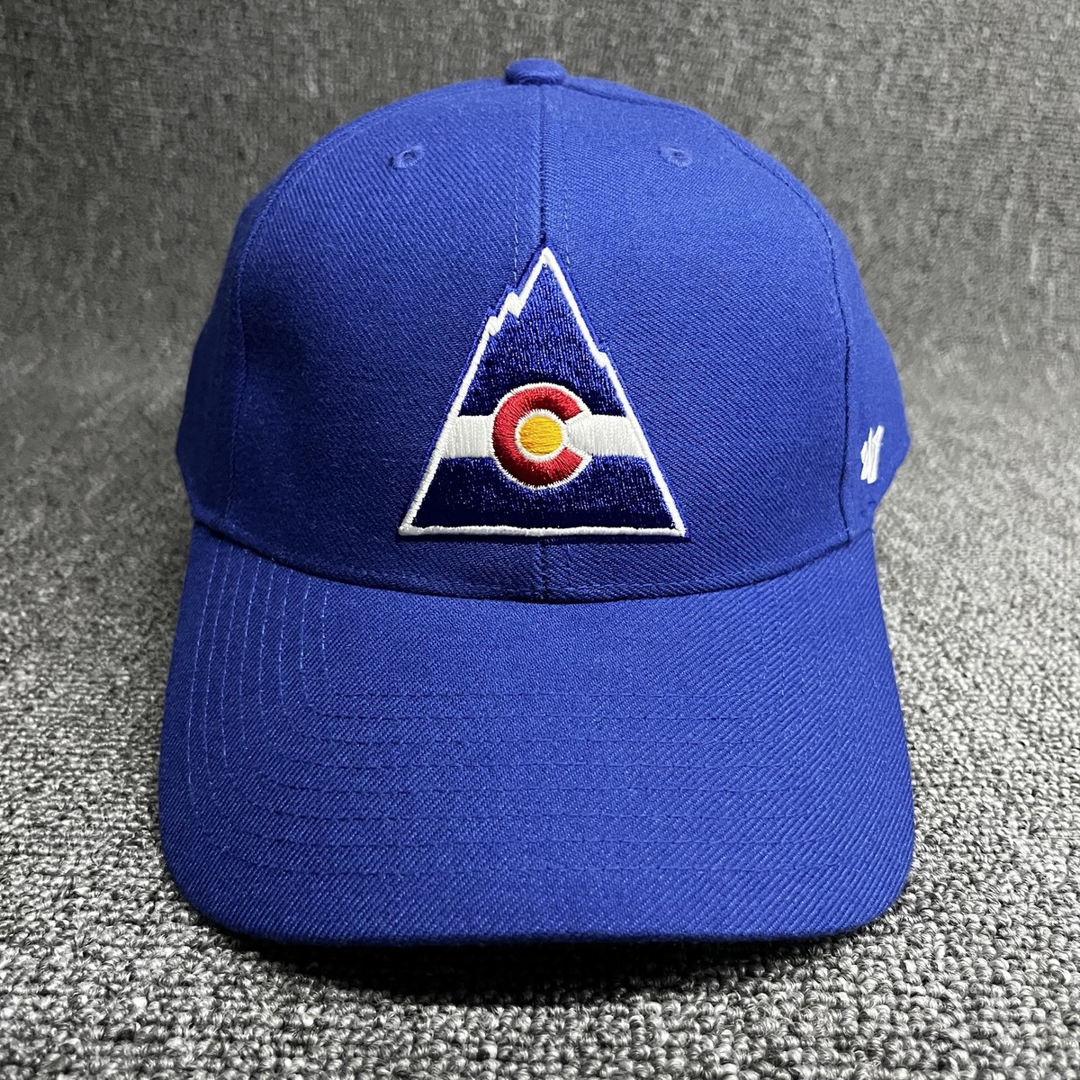 Colorado Rockies '47 Brand City Connect MVP Adjustable Hat Blue MLB Baseball Cap