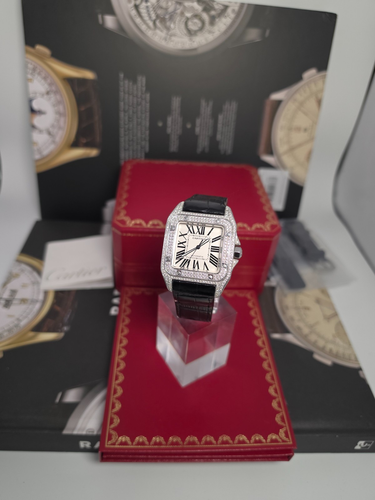 Cartier Santos 100 XL Large Diamond