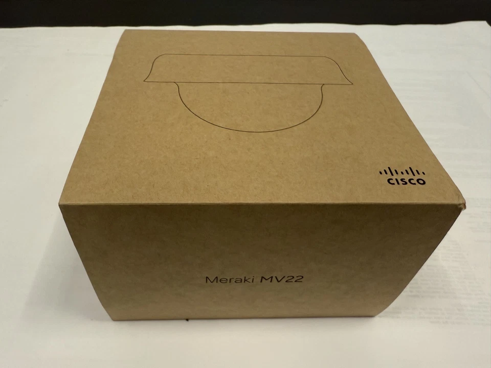 Cisco Meraki MV22-HW Indoor Verifocal IP Security Dome Camera Unclaimed - Image 2 of 3