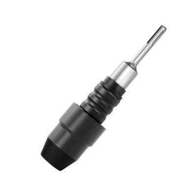 SDS-Plus to SDS-Max Adapter for Rotary Hammers - 8-1/4 Inches Long Black Allo...