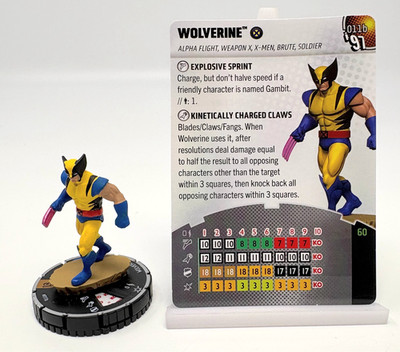 Heroclix: Marvel - X-Men '97 - Wolverine #011b (Chase) w/ Card