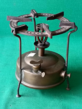 VECCHIO FORNELLO FORNELLINO WOLF N°2 SWEDEN VINTAGE DA CAMPO OTTONE FERRO. CZ20